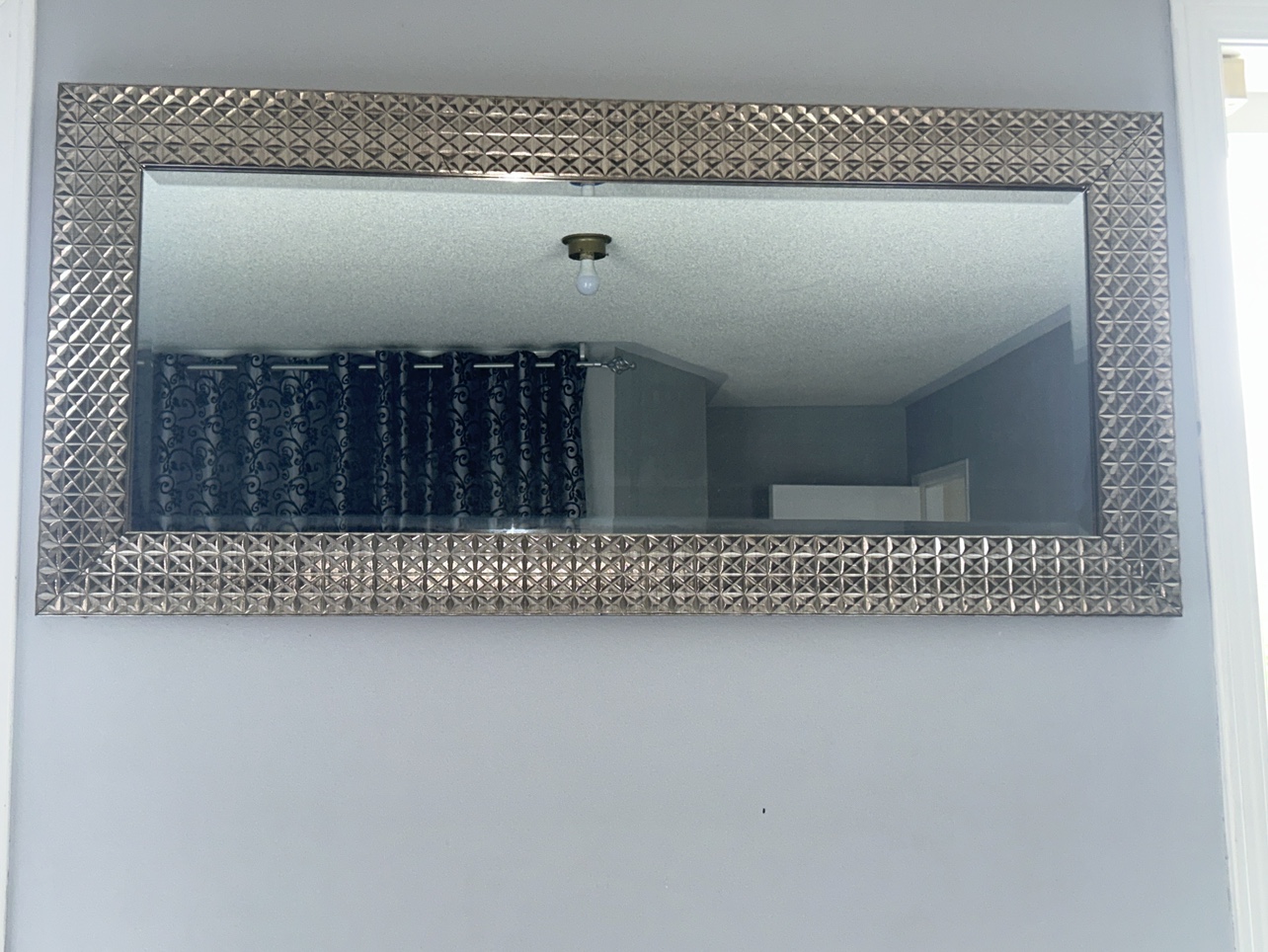 Large Silver Mirror