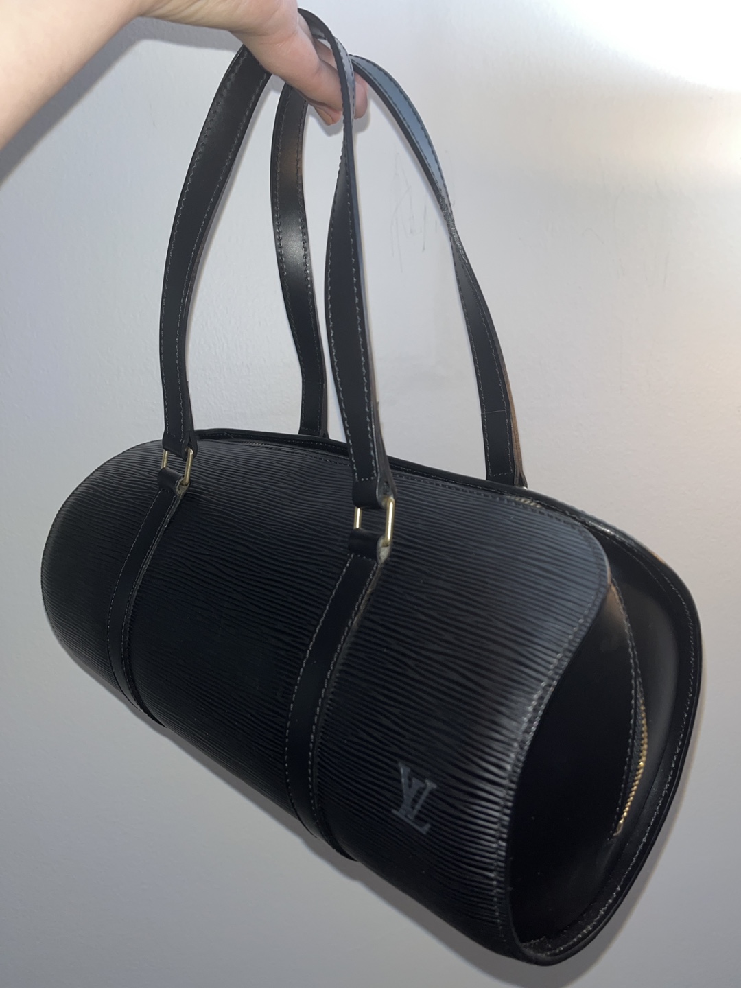 Louis Vuitton EPI Soufflot Handbag - authentic