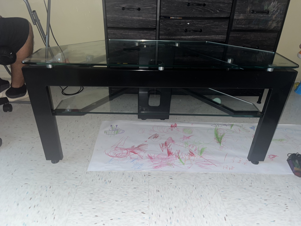 Glass Table/TV Stand - photo 3