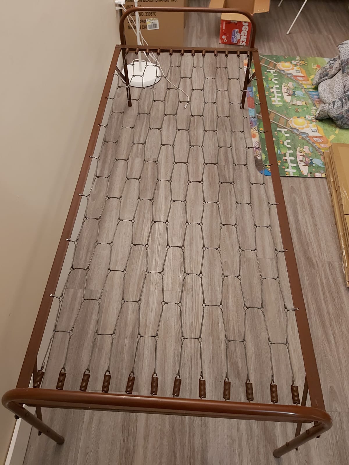 Single Bed Frame with mattress