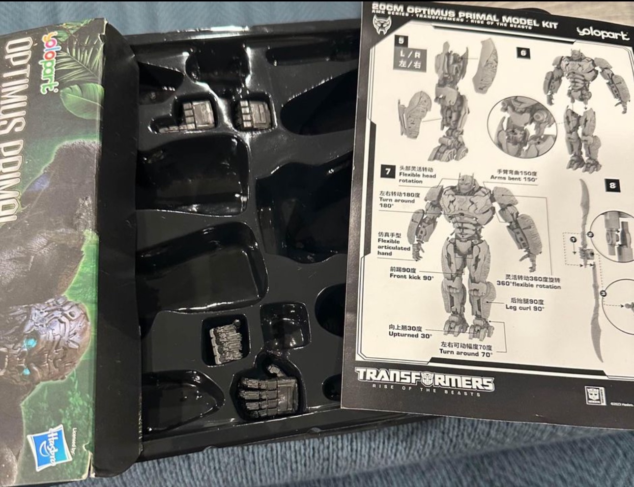 Optimus Primal Transformers Rise of the Beasts  Model Kit - photo 2