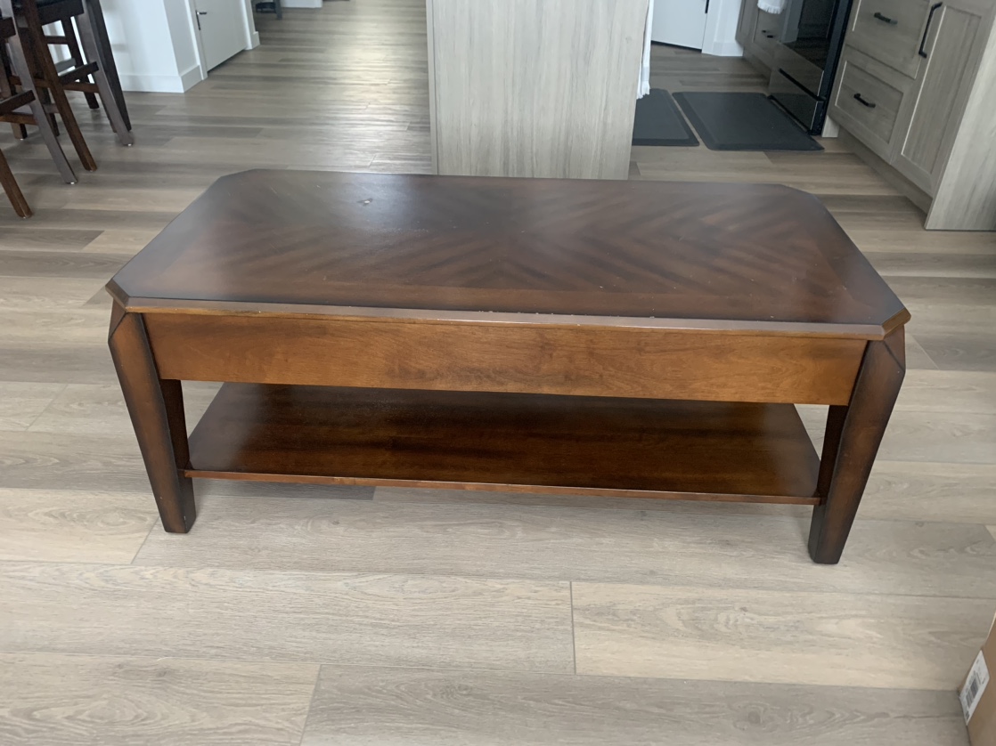Lift Top Coffee Table and End Table - photo 2