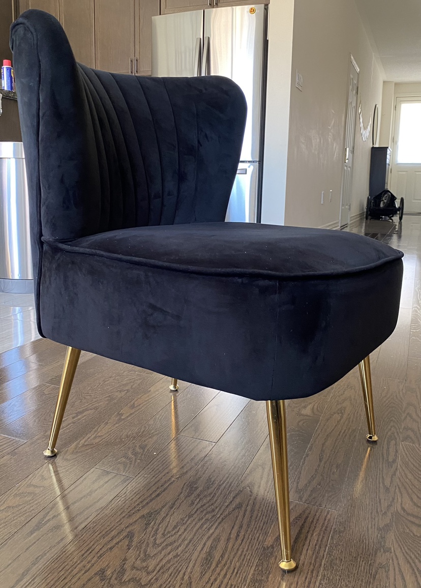 Velvet Accent Chair