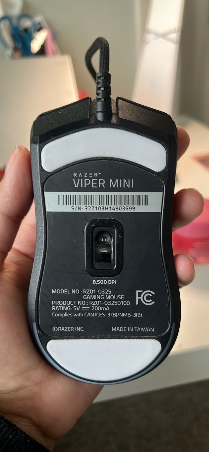 Razor gaming mouse
