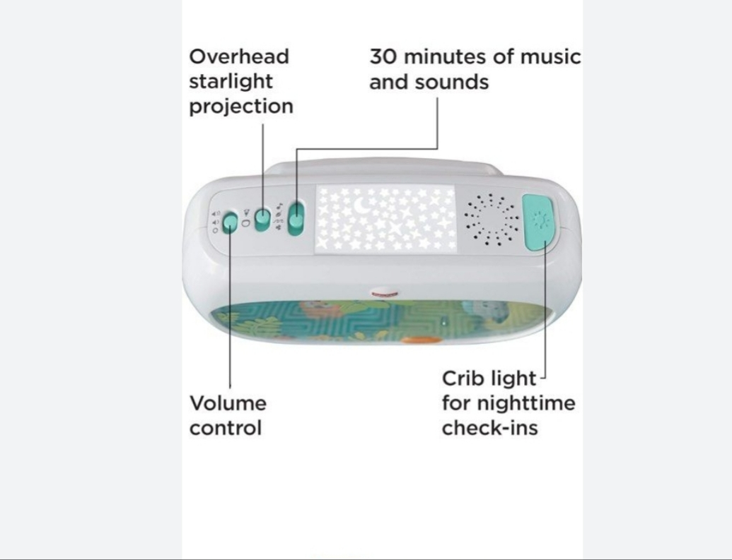 Fisher-Price Soothe & Glow Seahorse Projector image indicator(3)