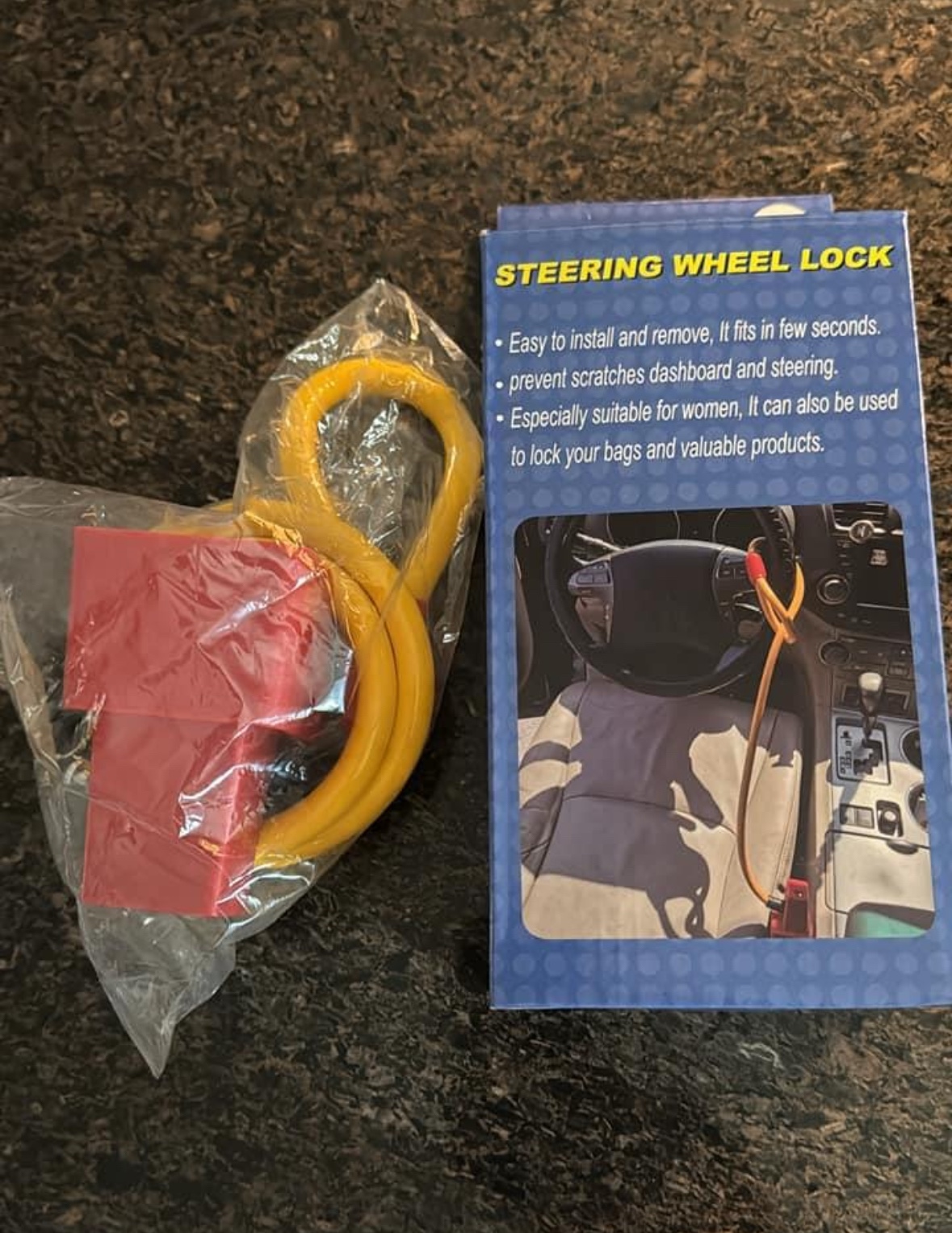 Steering wheel lock thumbnail