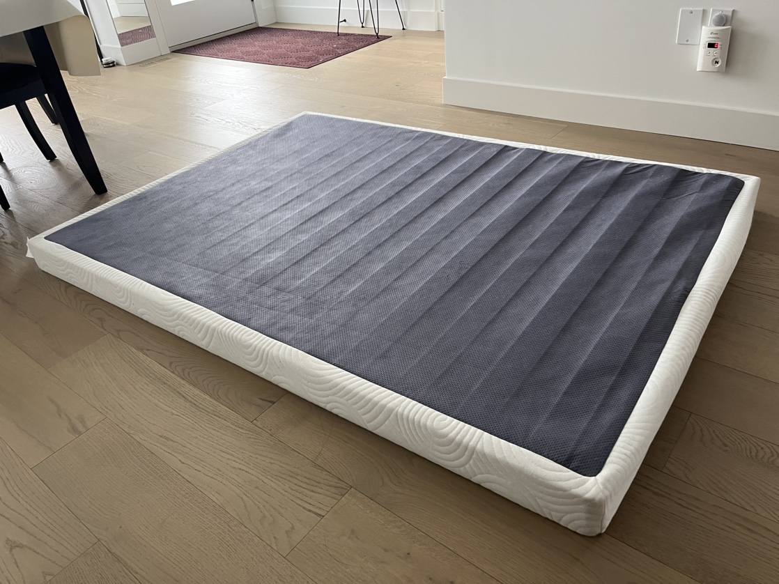 Zinus Full / Double 4-inch Box Spring - Metal with Wood Slats - photo 2