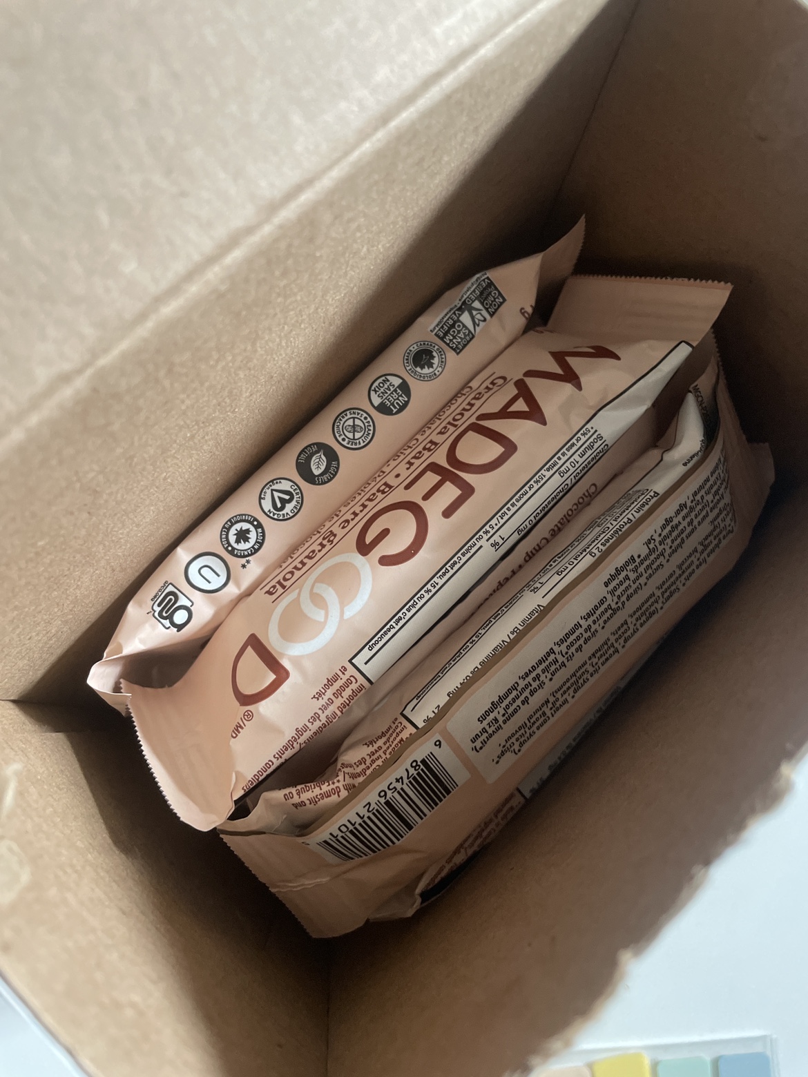 (20 packs) Made good granola bar image indicator(2)