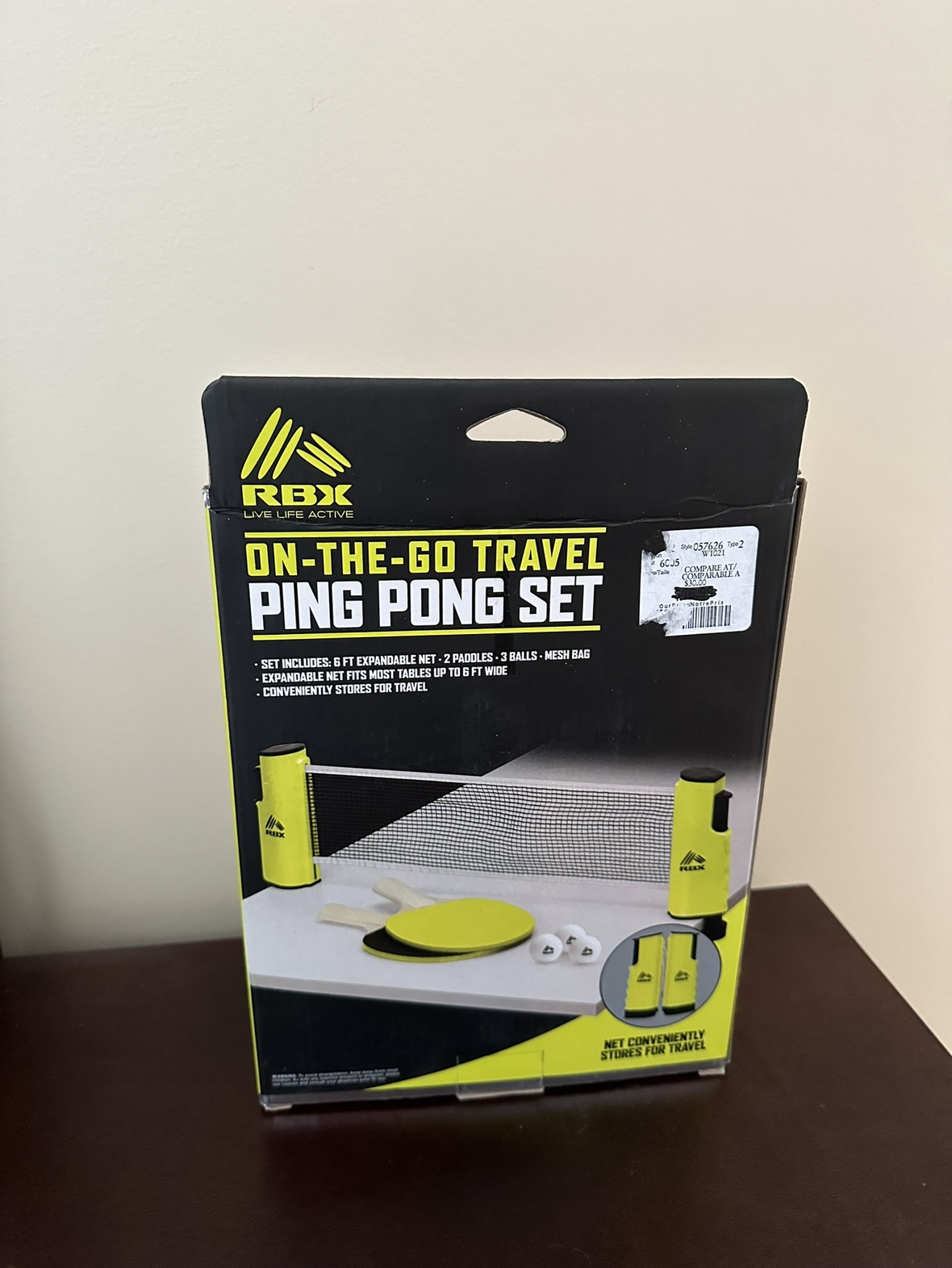 RBX On-the-Go Travel Ping Pong Set thumbnail