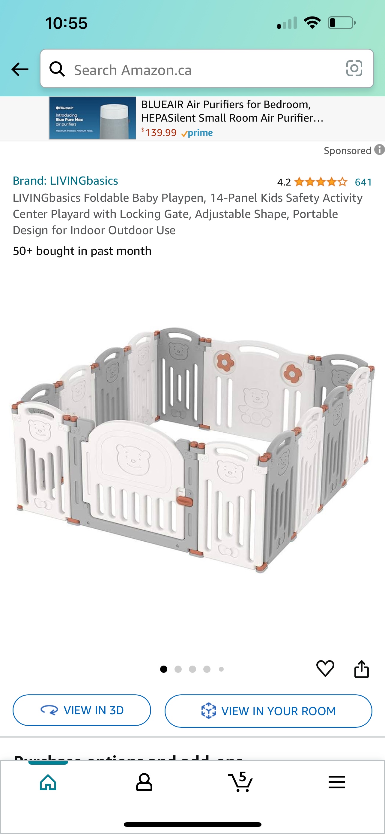 14 panel playpen