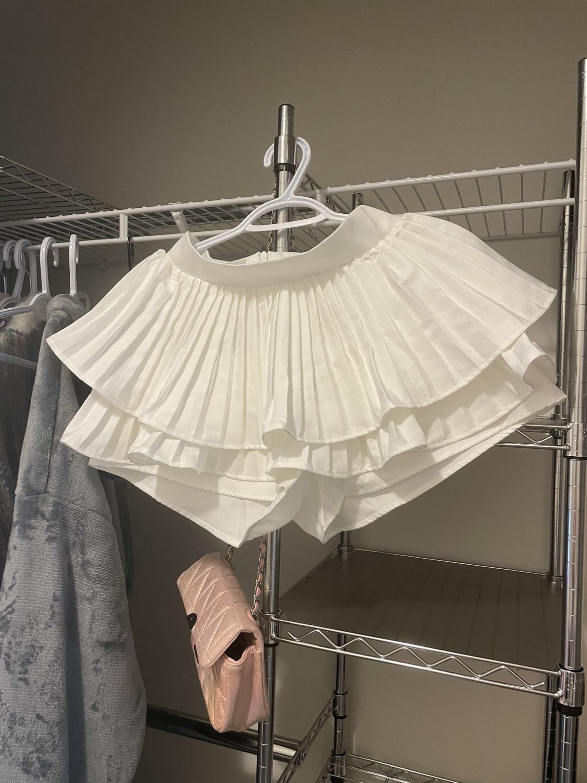 White Pleated Skirt thumbnail