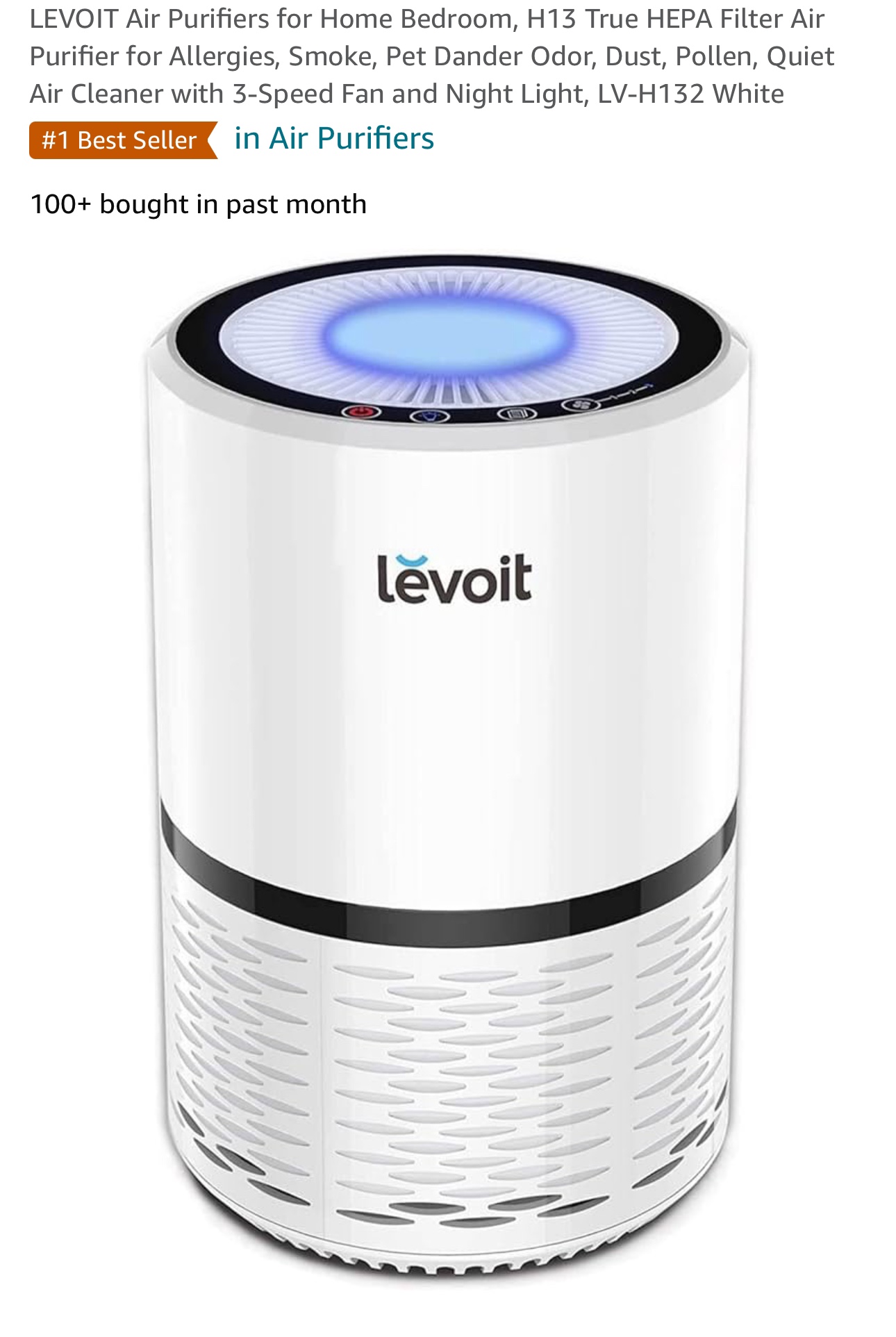 Levoit Air Purifier - photo 2
