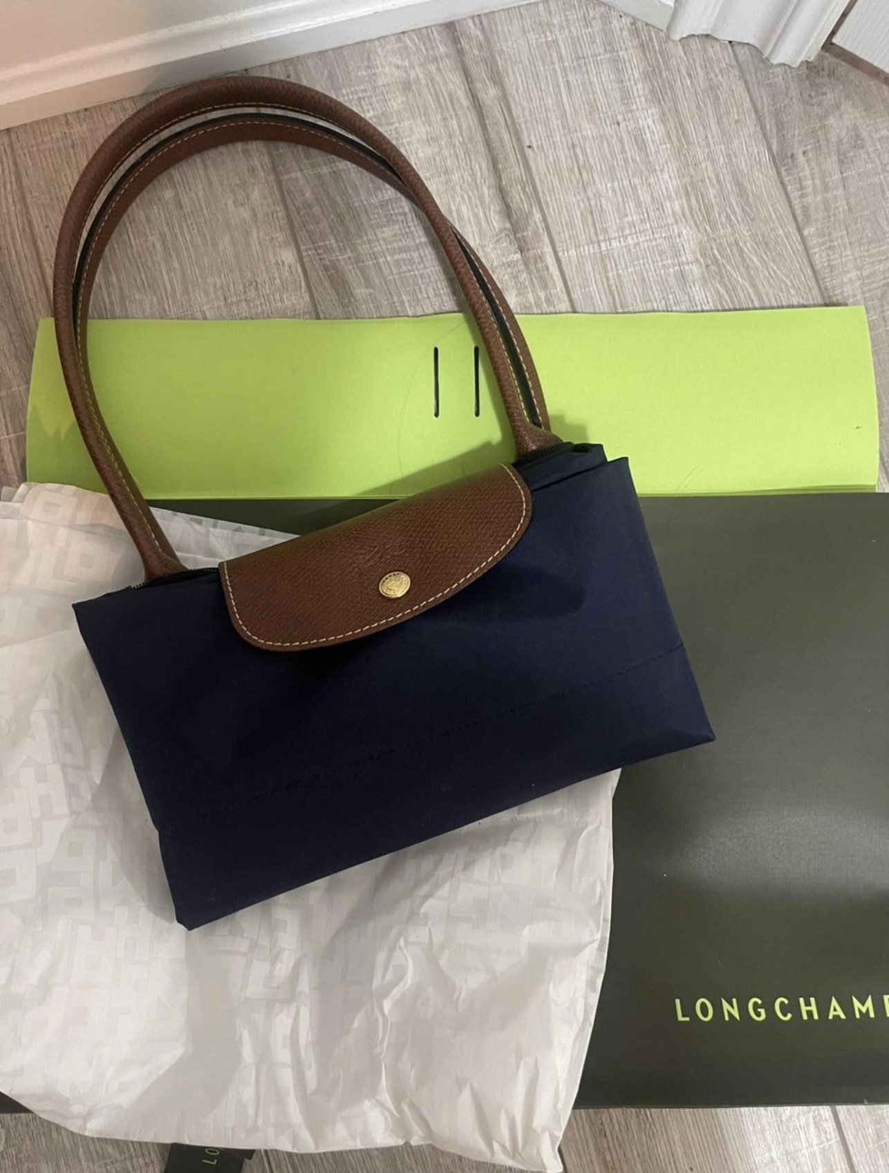 Longchamp large - blue navy thumbnail