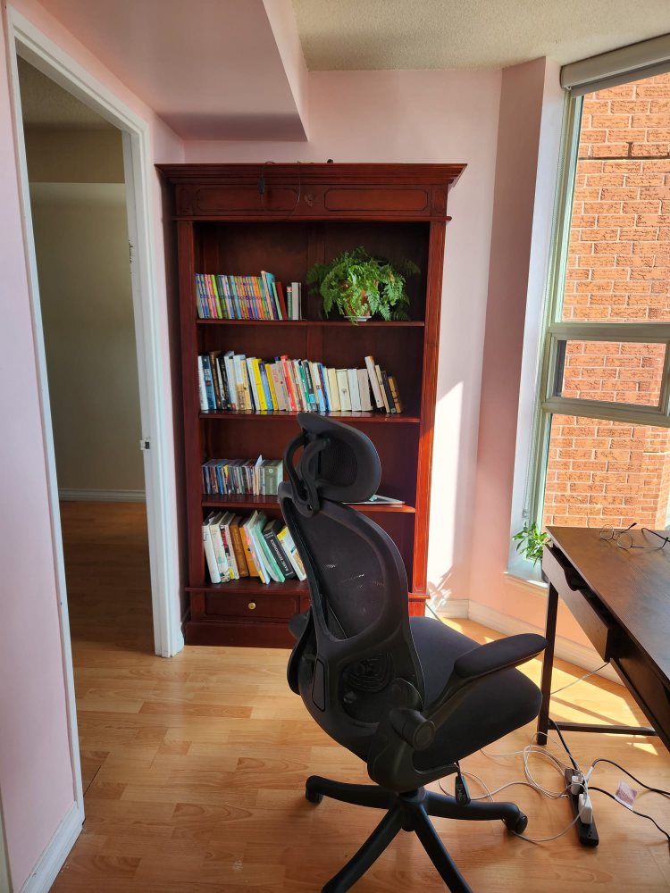 Antique Cherrywood bookcase thumbnail