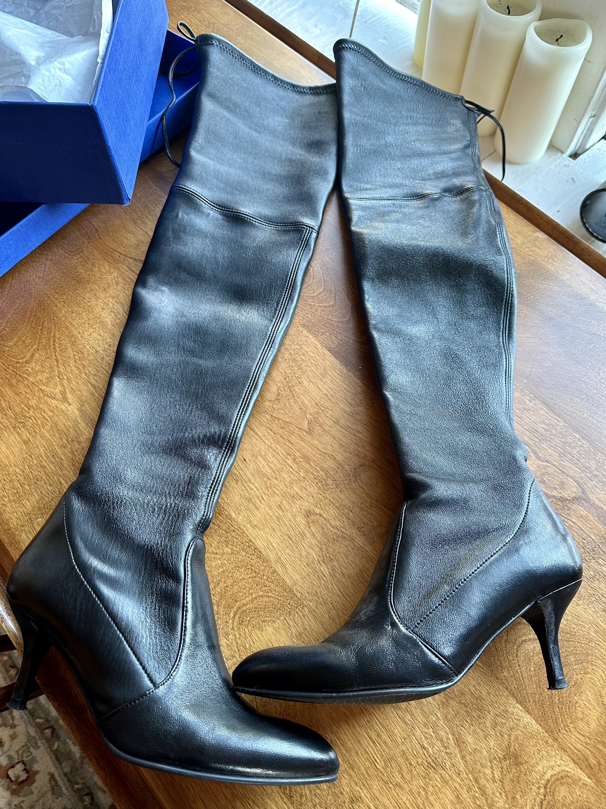 Authentic Stuart Weitzman Tieland Leather Boots - photo 3