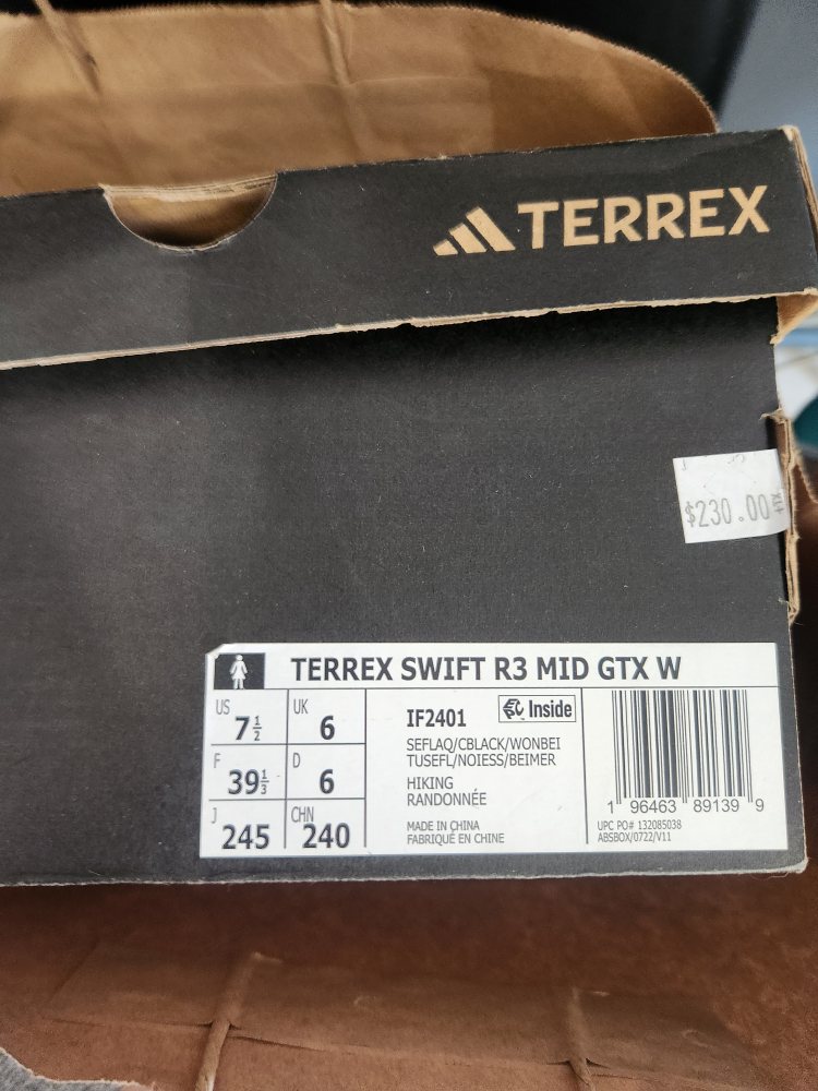 Adidas Terrax swift R3 Mid Gore Tex hiking boots - photo 4