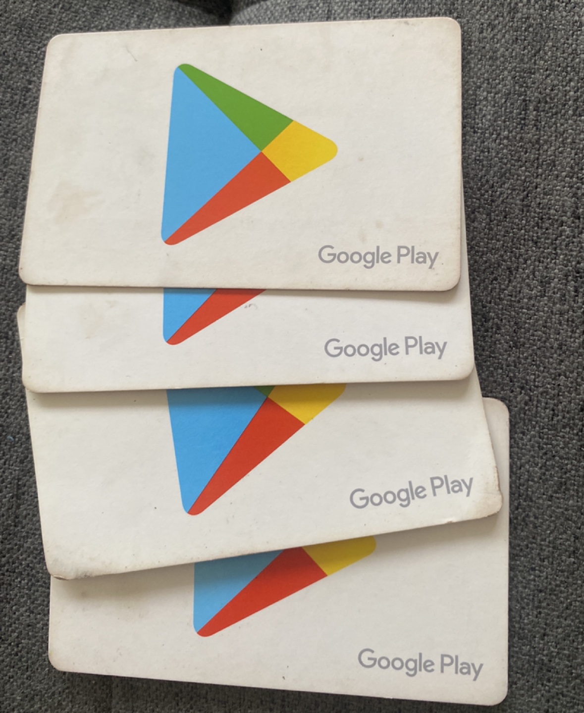 Google play cards