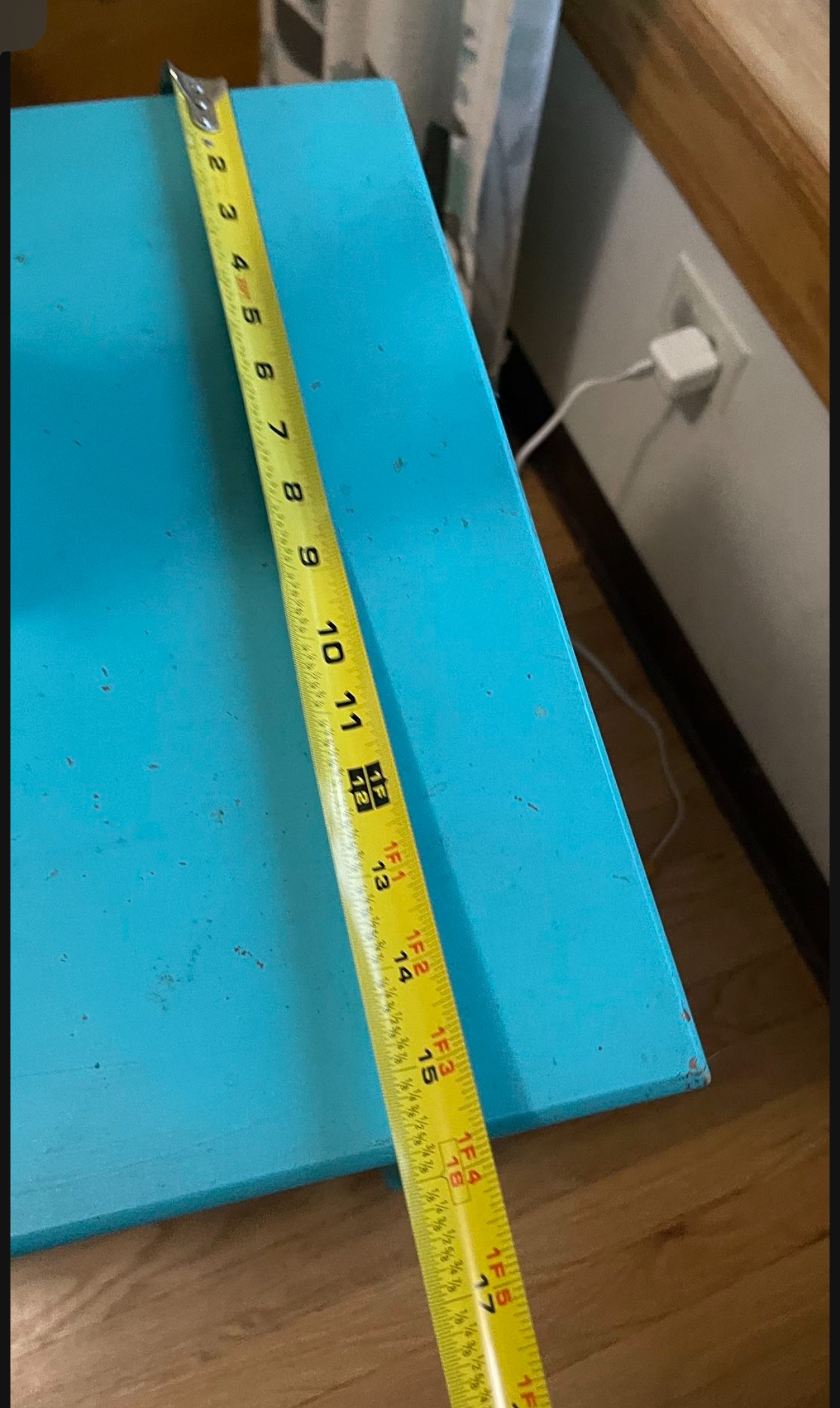 Teal End Table Please Check more pictures description - photo 4