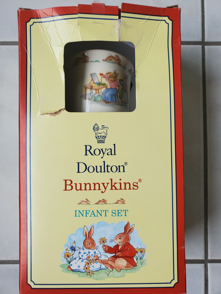 1994 Royal Doulton Bunnykin 2 pc Set image indicator(2)