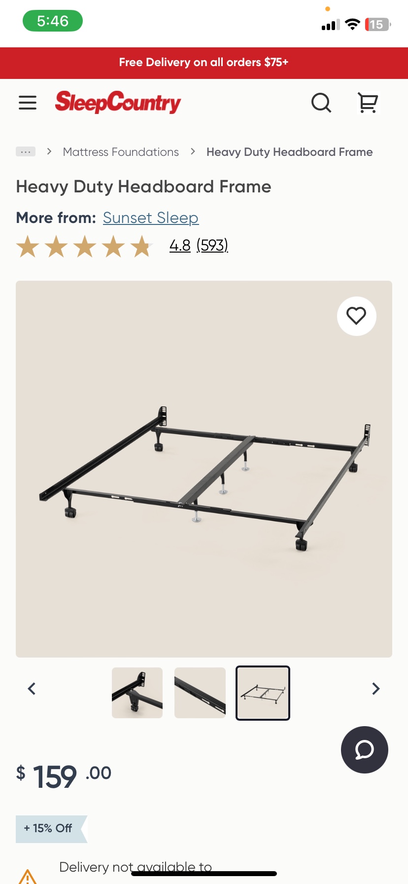 Heavy Duty Adjustable Bed Frame