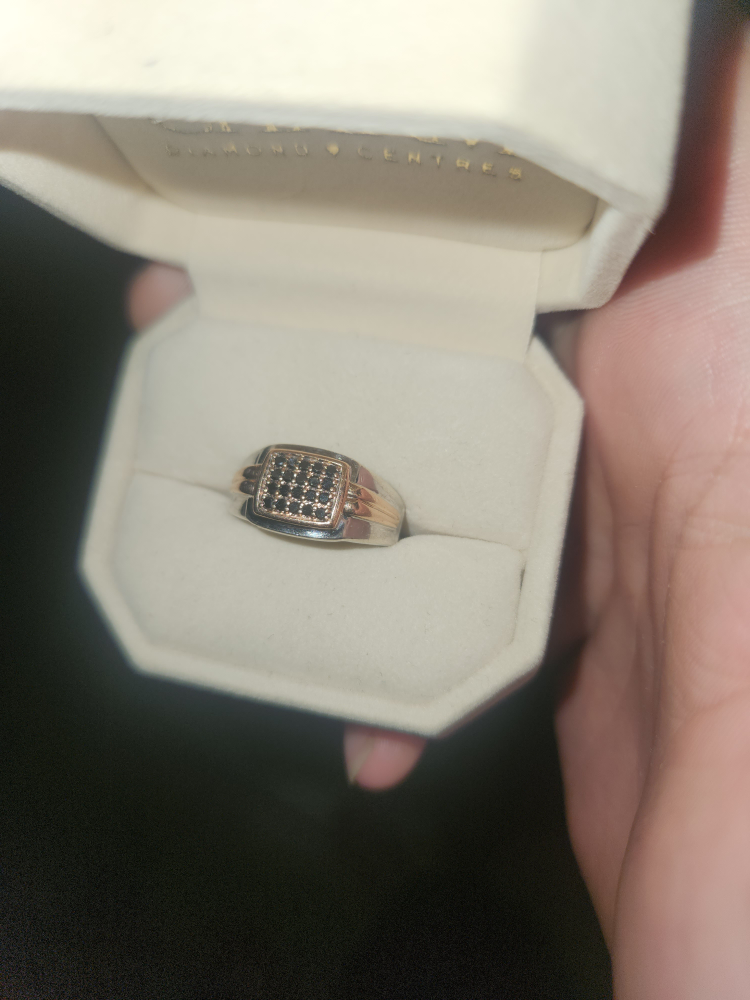 Charm Diamond Centres Black Diamond Ring - photo 2