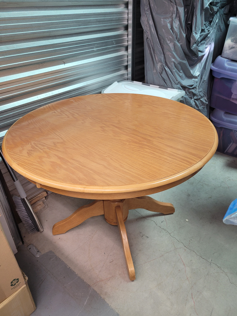 Round Solid Wood Dining Table - photo 3