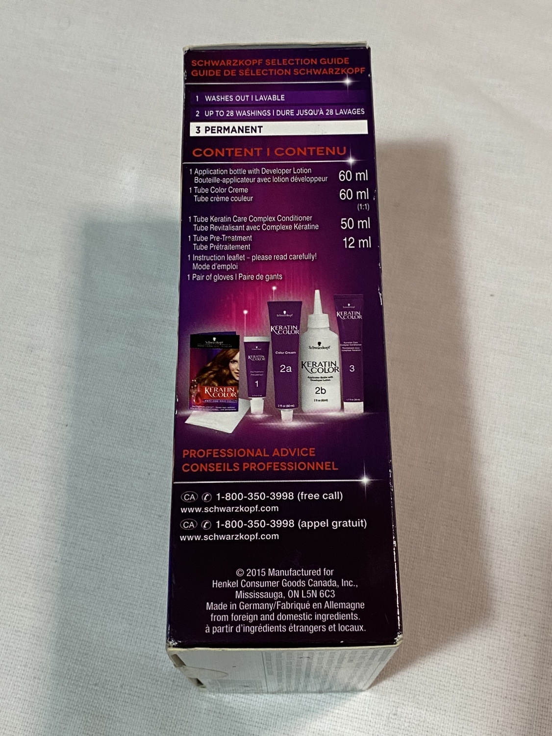 Schwarzkopf Keratin Color Warm Mahogany Hair Colour image indicator(2)