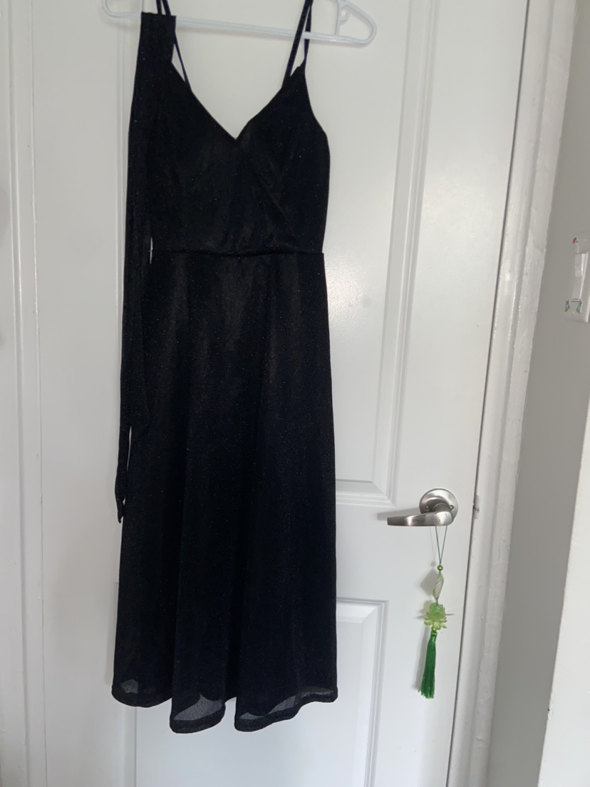 Black Sequin Dress