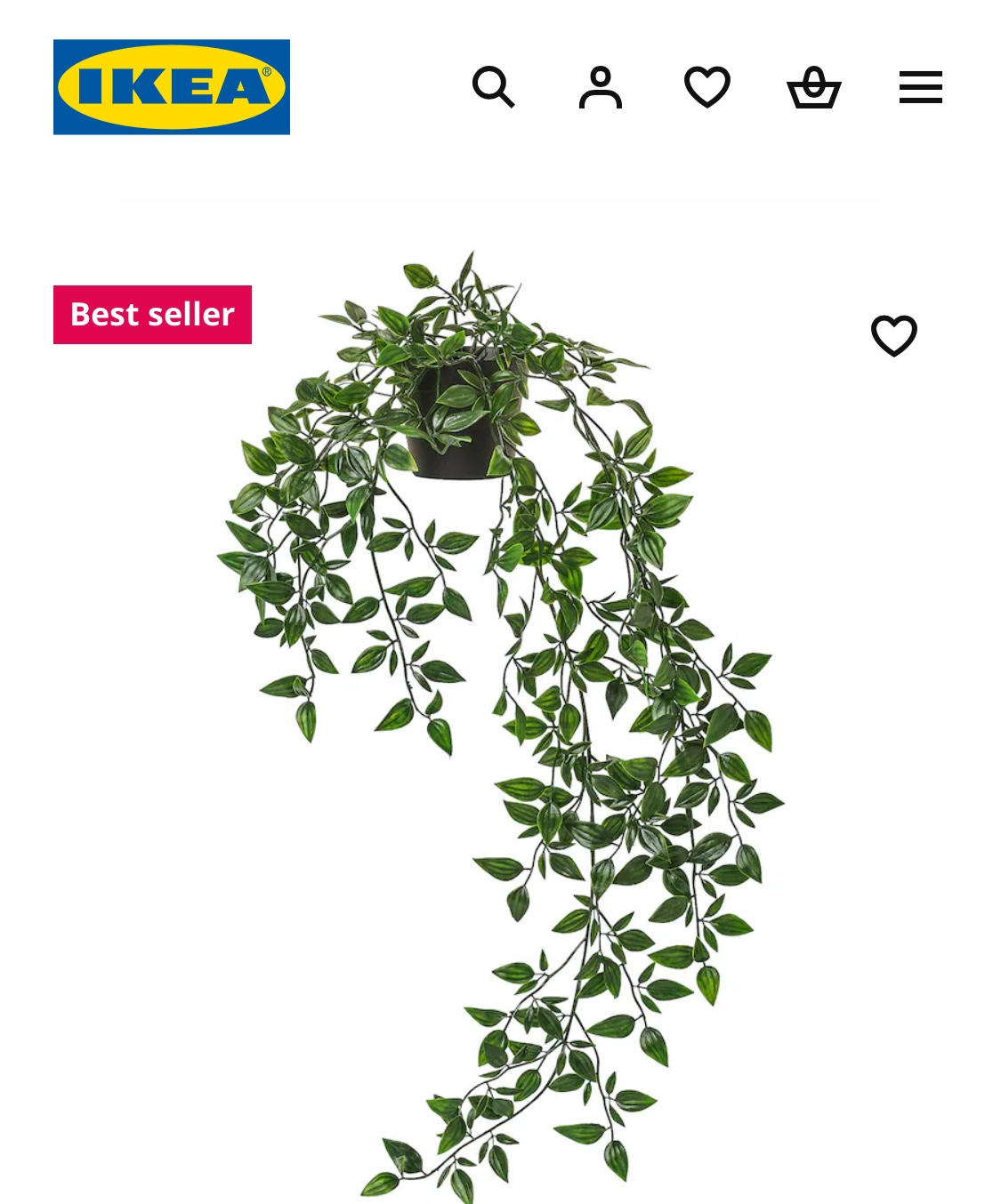 IKEA Artificial Hanging Plant - photo 2