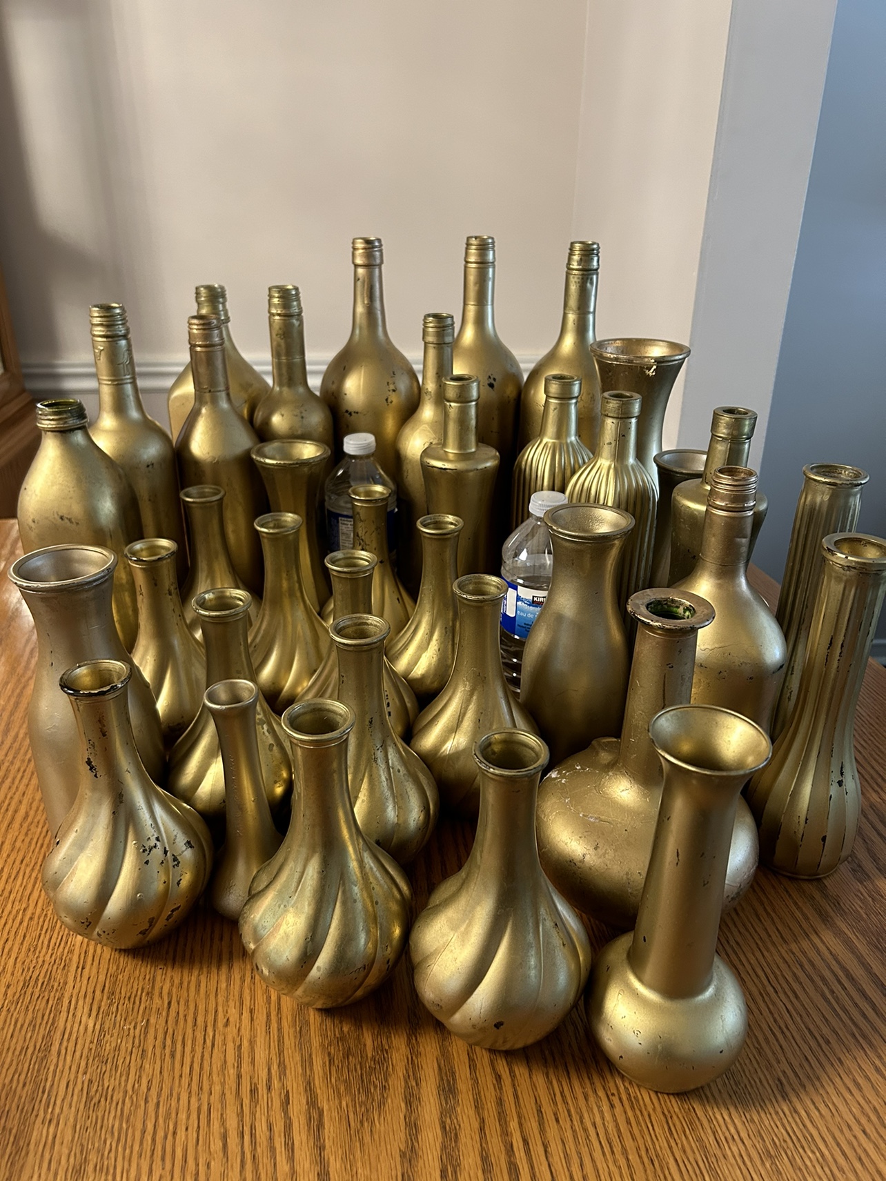 Centrepiece Gold Vases - photo 3