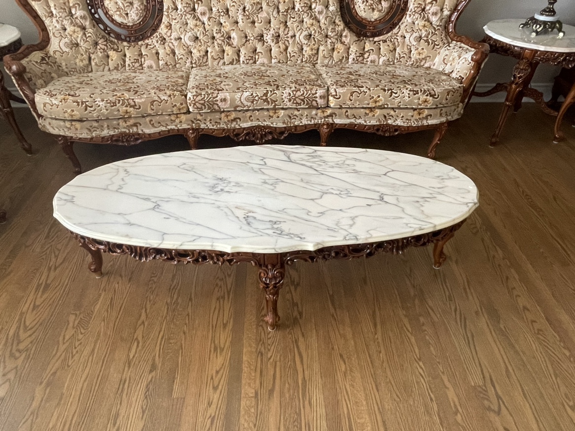 Vintage Solid wood living room set image indicator(4)