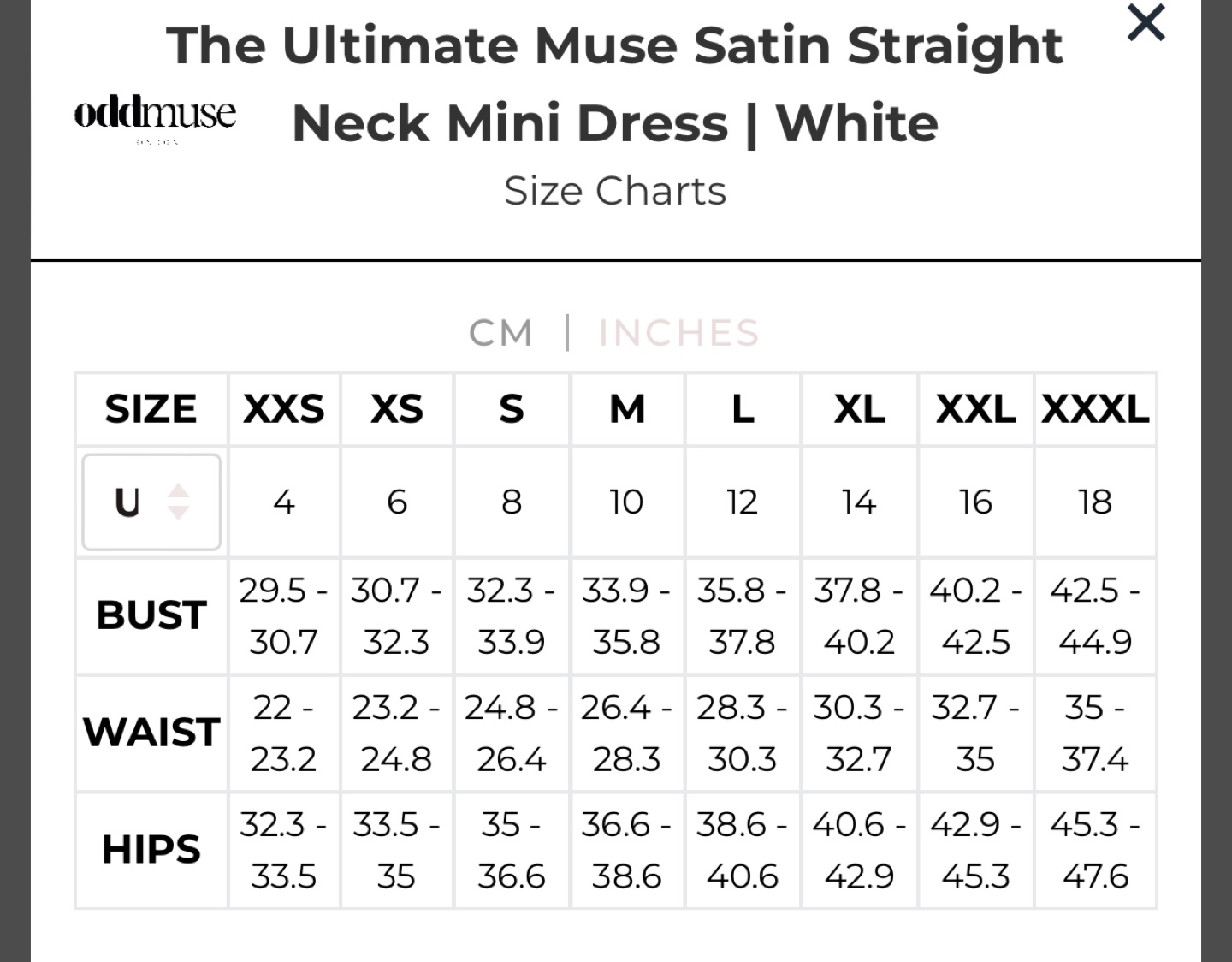 Odd Muse London - White Satin Mini Dress image indicator(6)