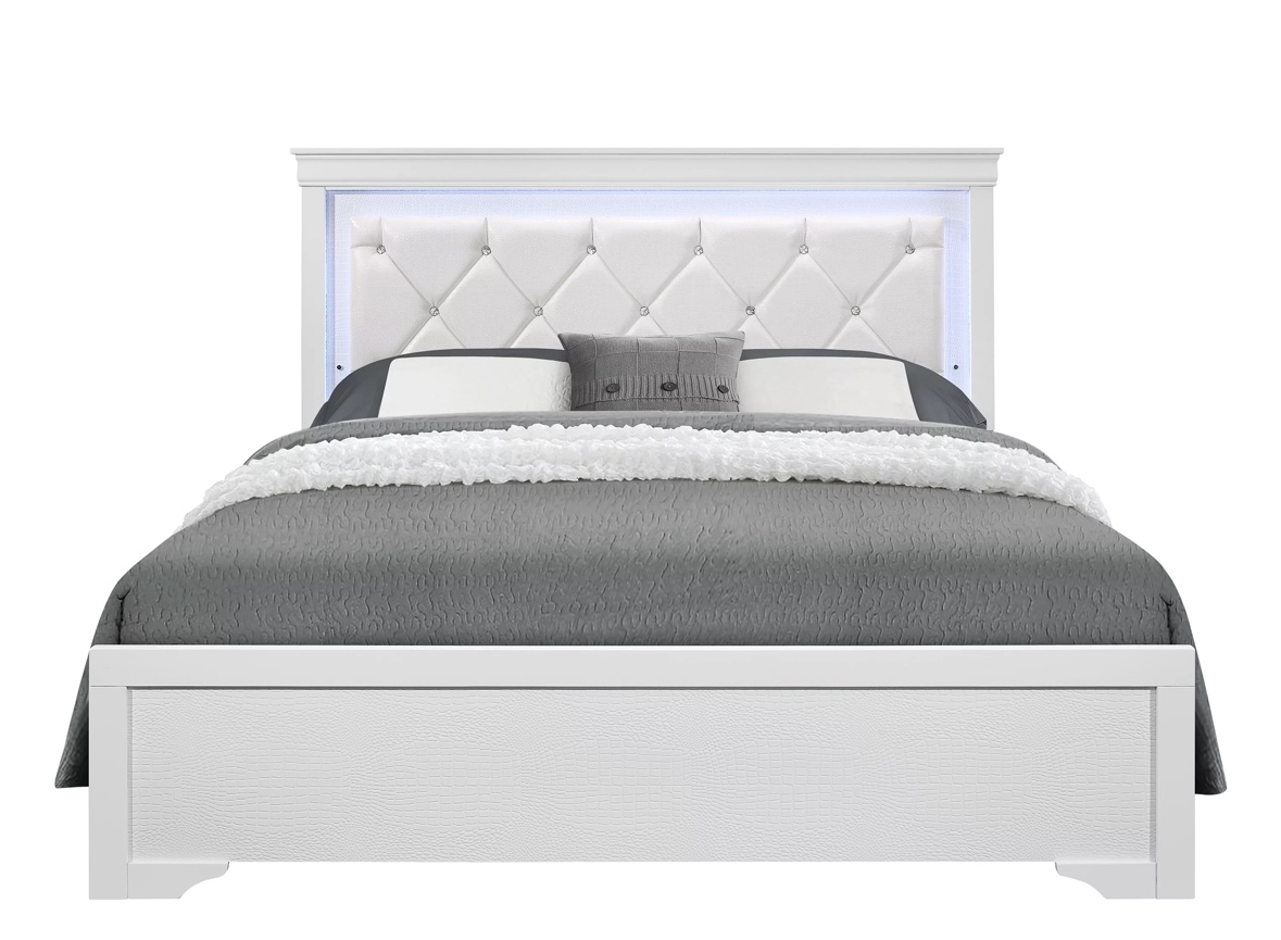 King Size LED bed frame & mattress!