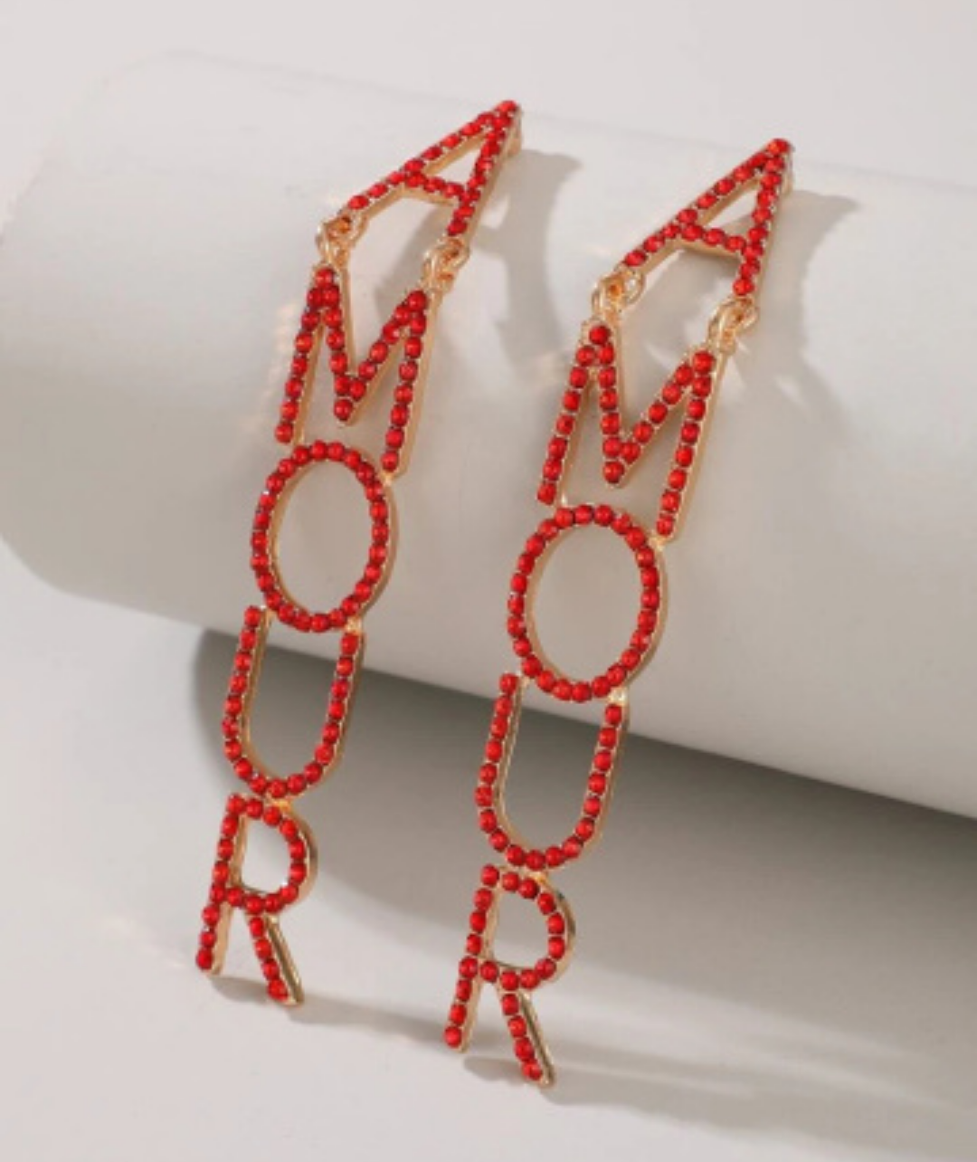 Red "Amour" Earrings