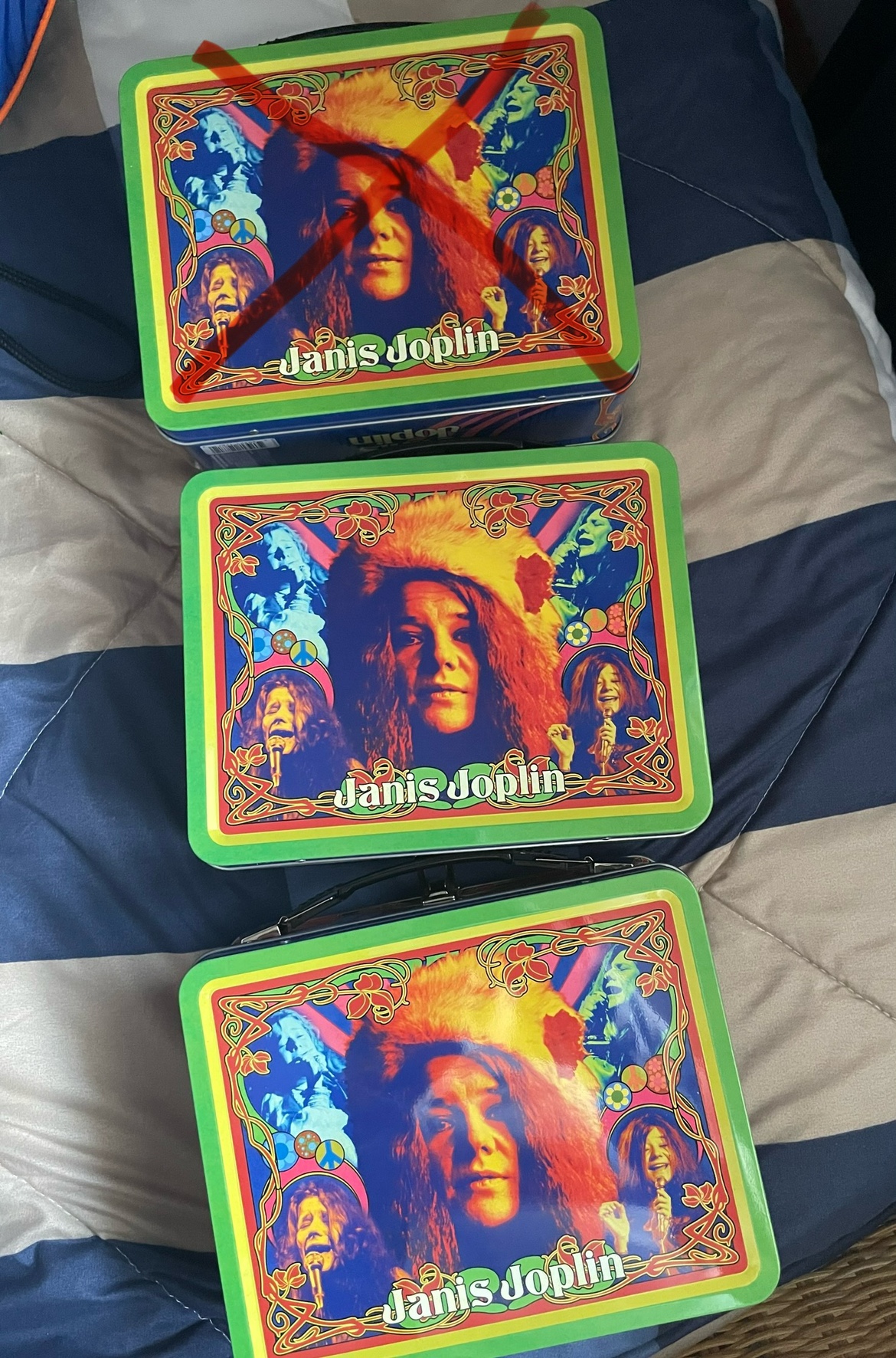 Janis Joplin Tin Lunchkits collectible - photo 3