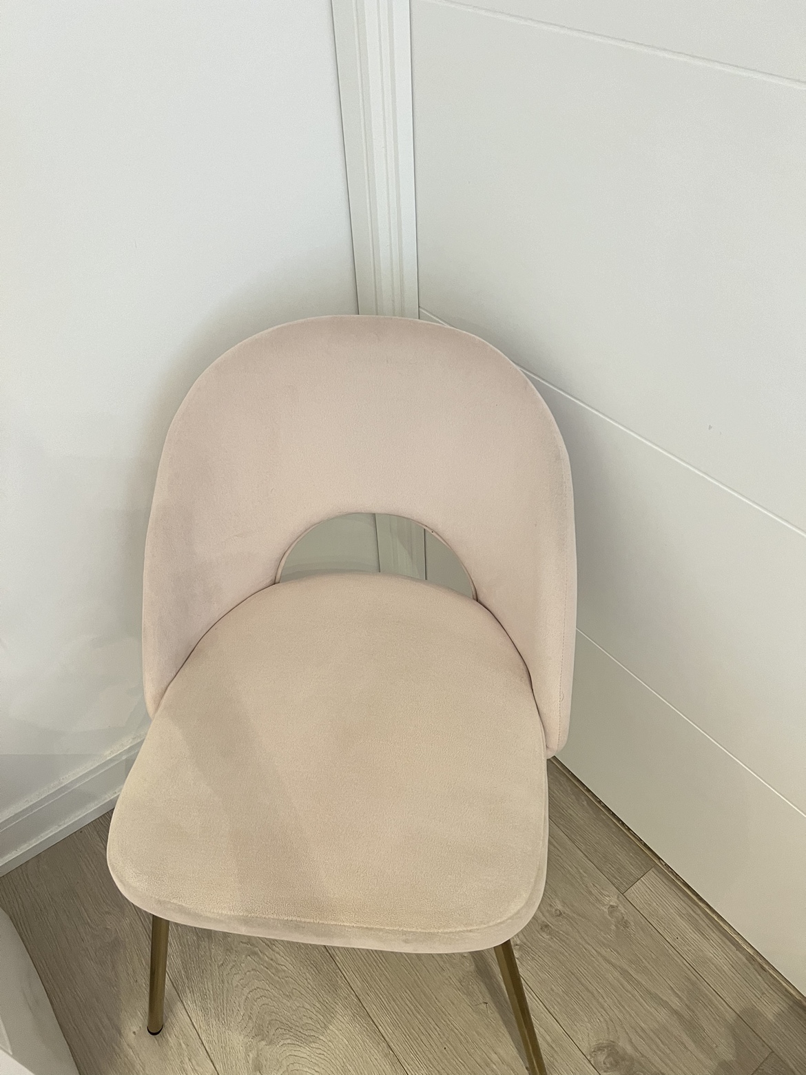 Pink Velvet Dining Chair - photo 2