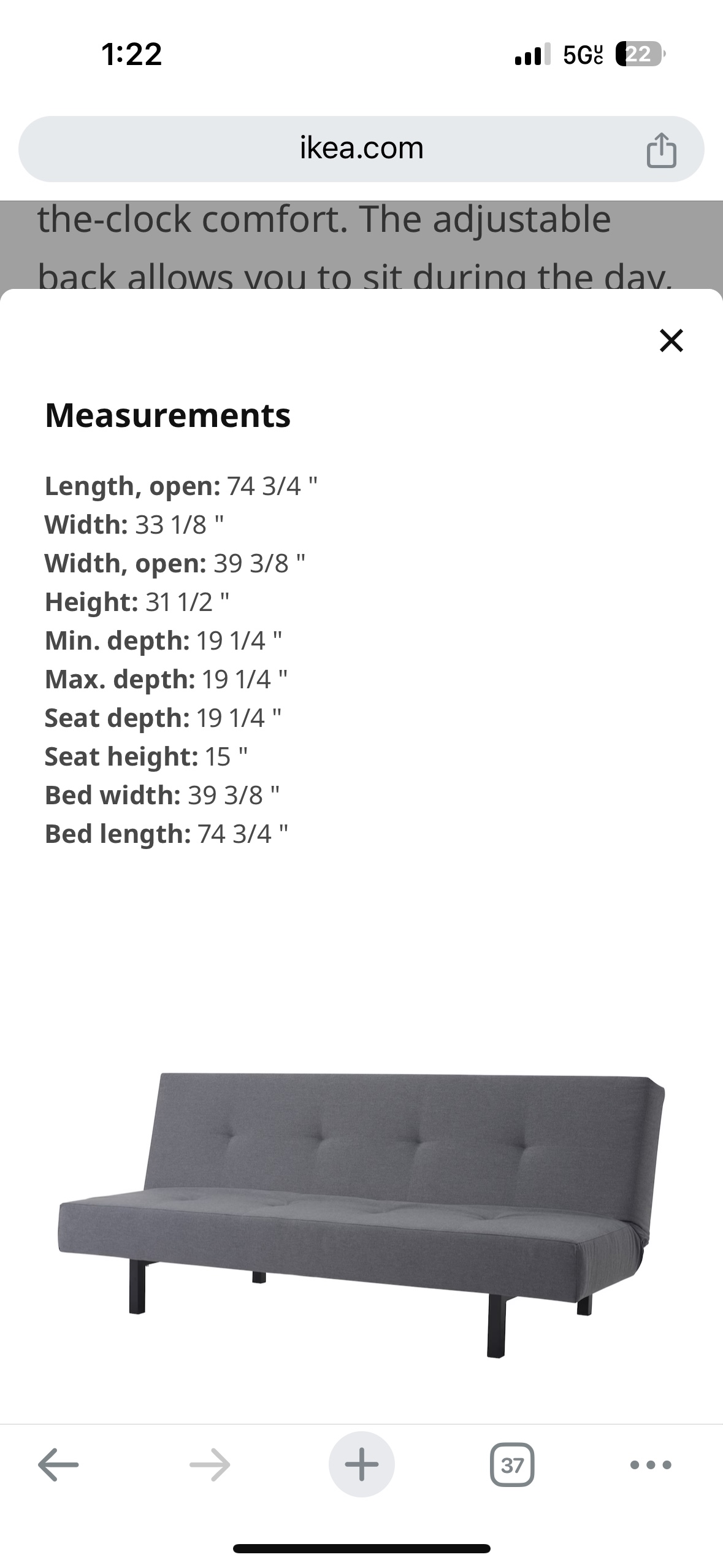 IKEA COUCH - photo 4