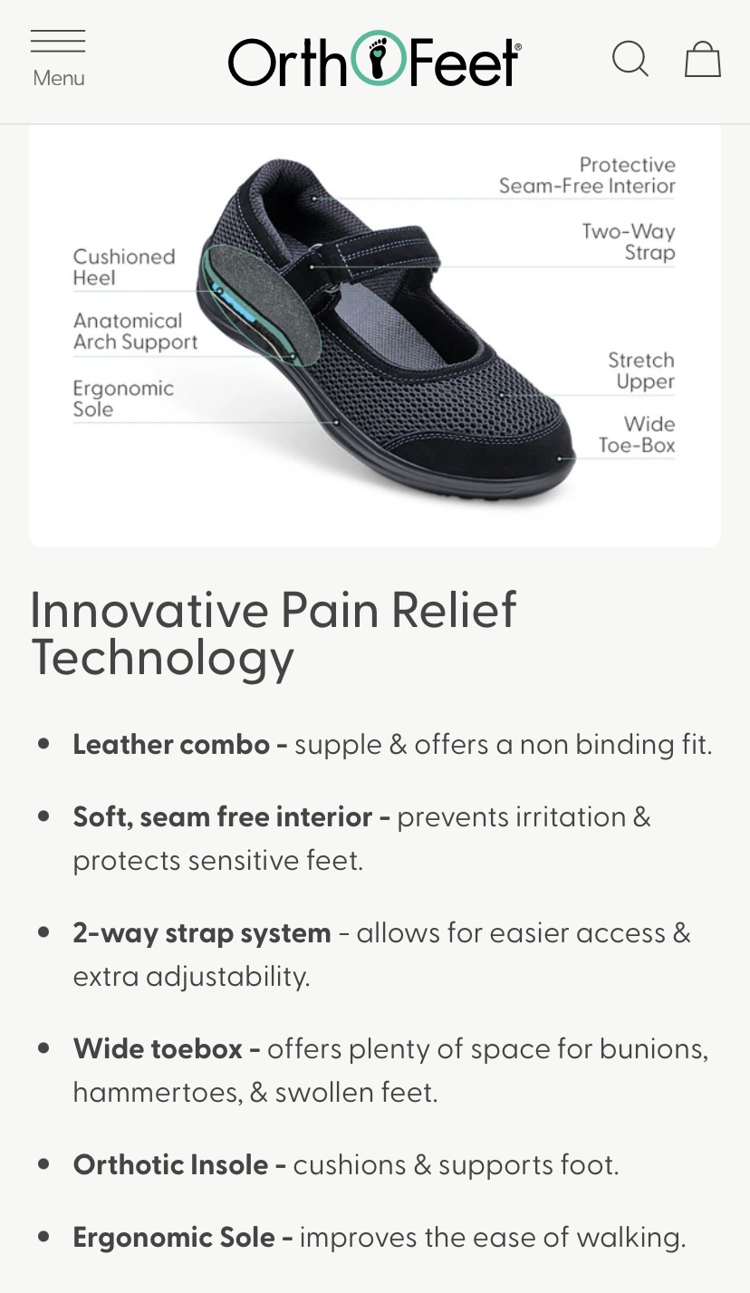 OrthoFeet Women’s Mary Jane Shoes image indicator(6)