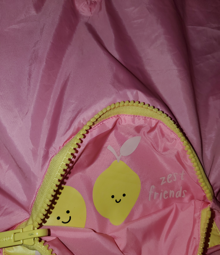 Kids Hooded Lemon Poncho Raincoat - photo 3