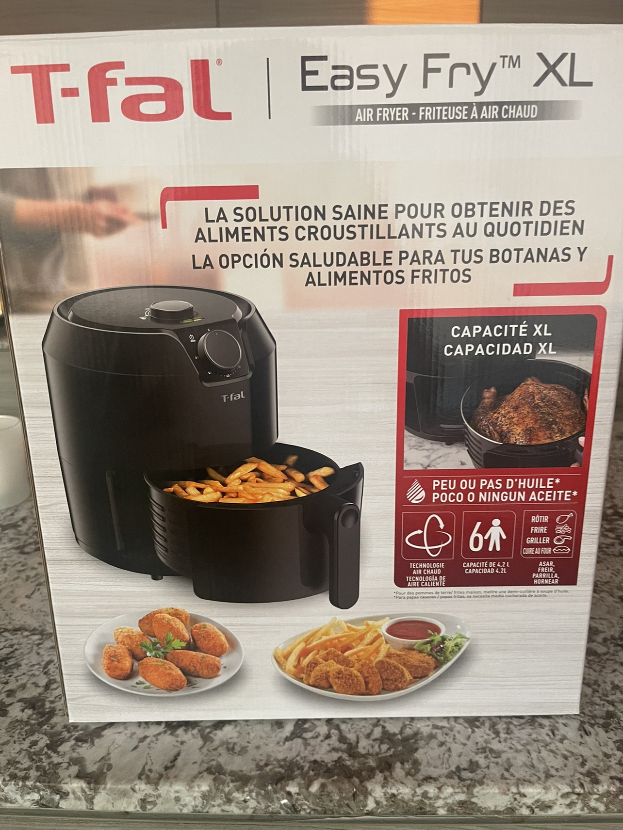 BRAND NEW IN BOX T-fal Easy Fry XL Air Fryer thumbnail