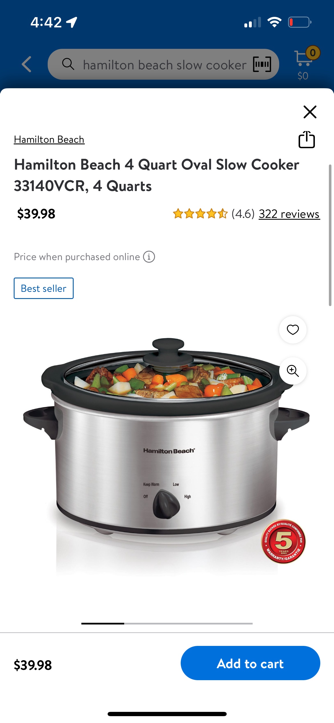 Slow cooker