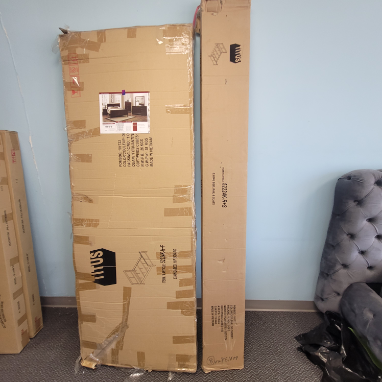 New in Box King Size Sleigh Bed - photo 2