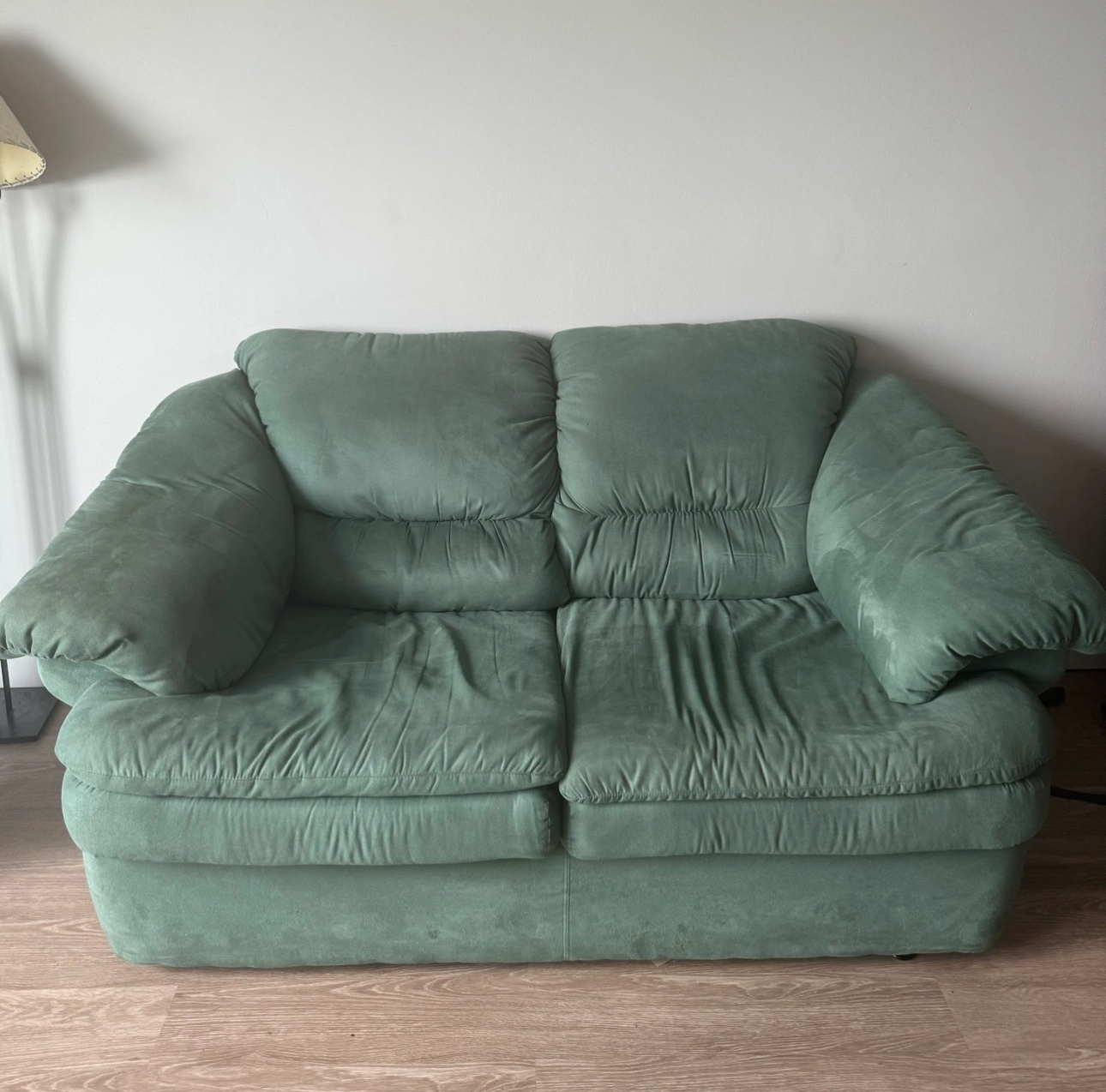 Green sofa