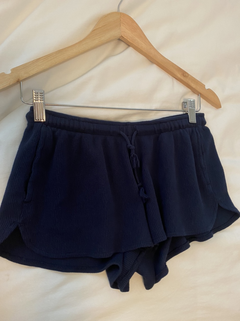 Brandy Melville waffle shorts thumbnail