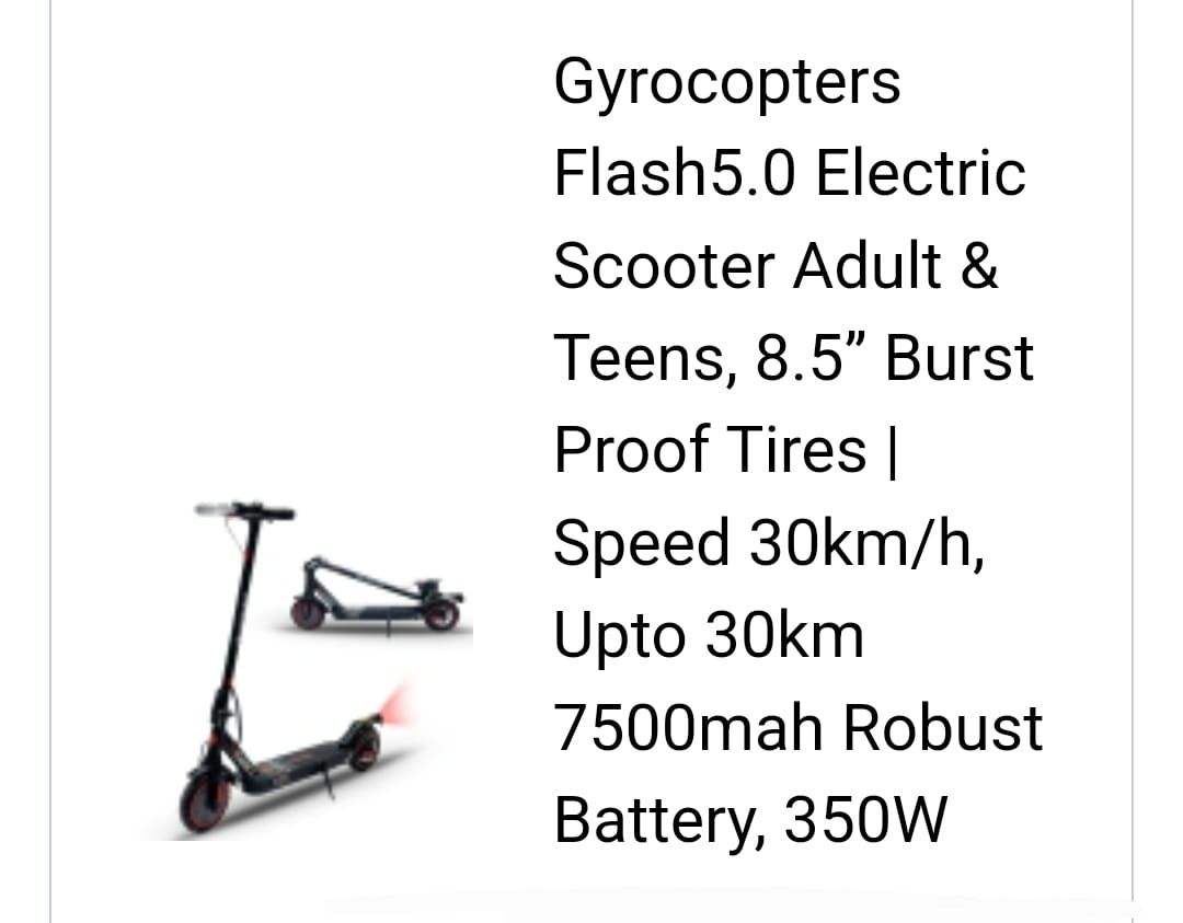 Electric Scooter, Gyrocopters Flash5.0 Adult & Teens - photo 3