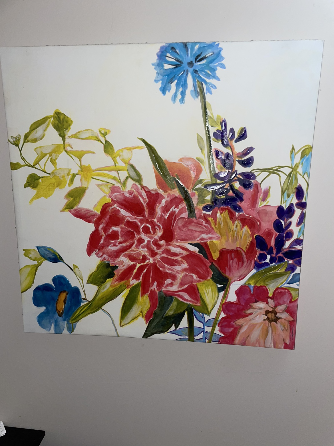 Floral Canvas Painting - photo 4