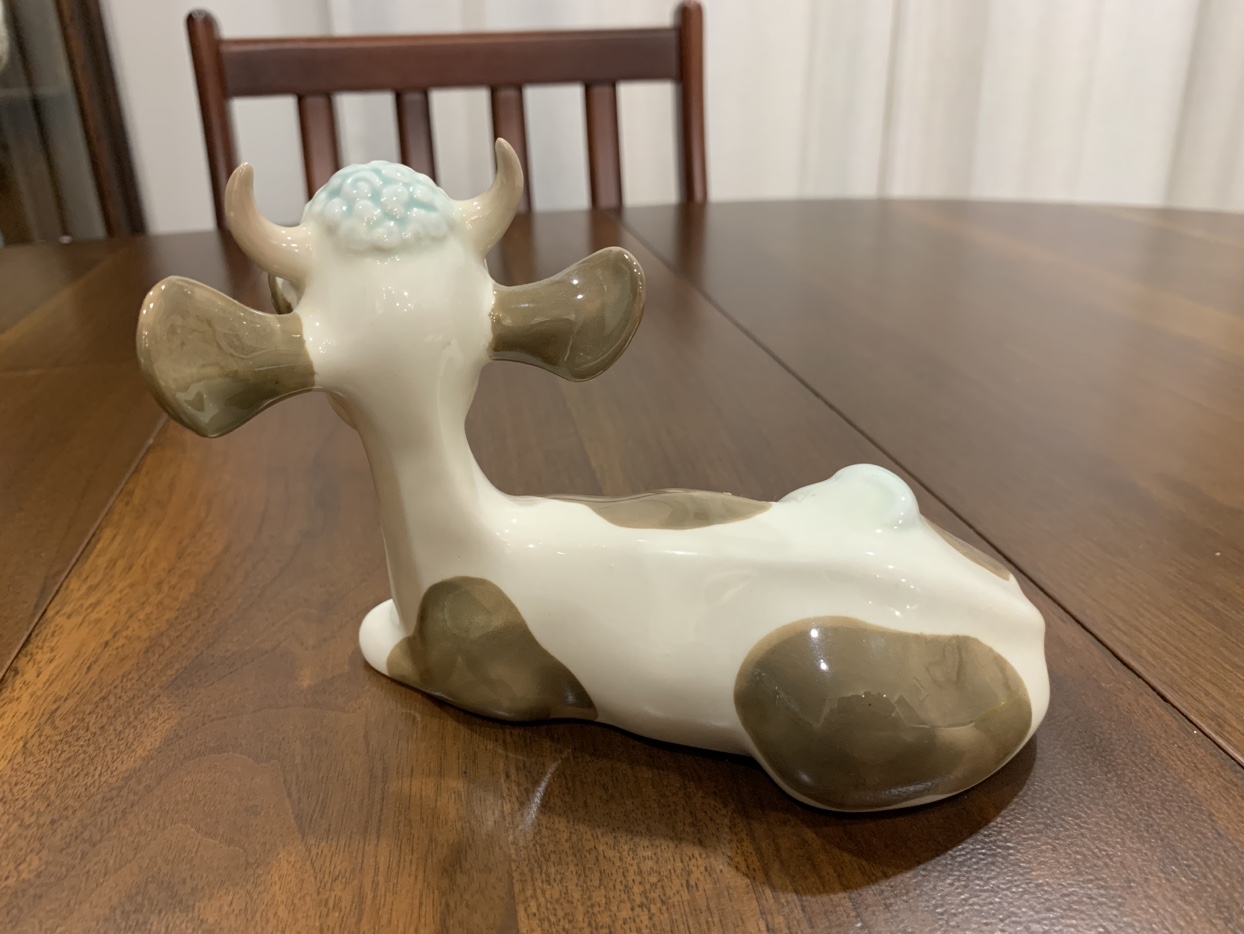 Vintage Szeiler Ceramic Cow image indicator(6)