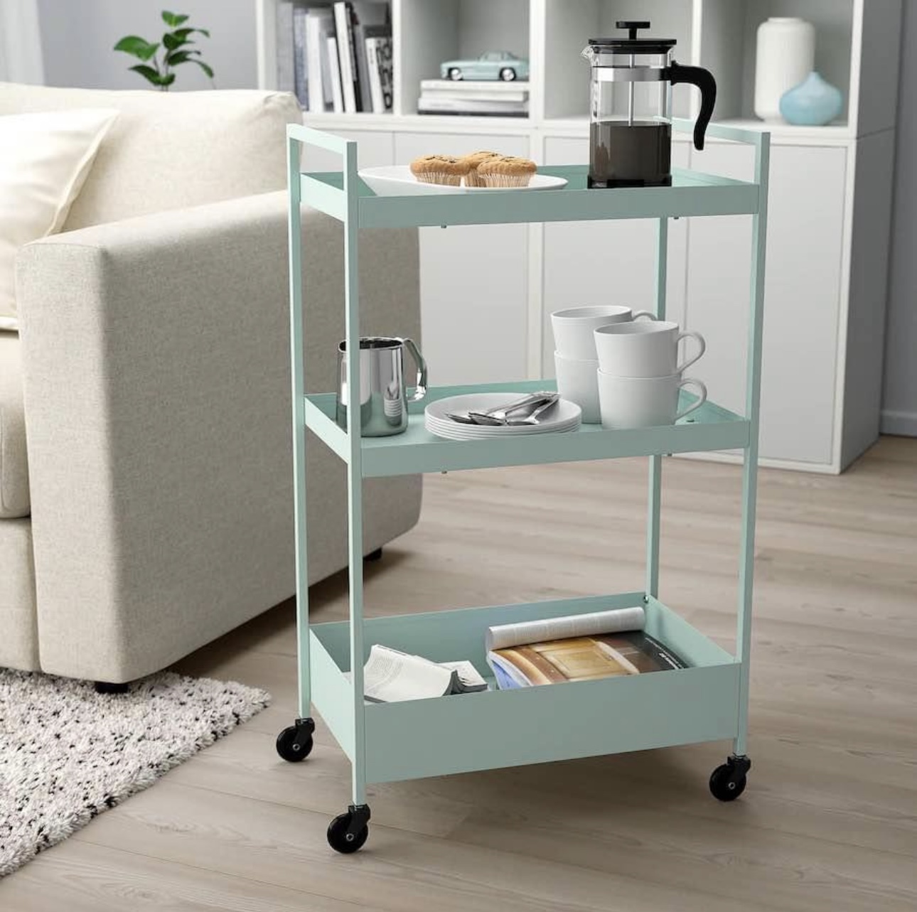 IKEA NISSAFORS Utility Cart, pale green - photo 5