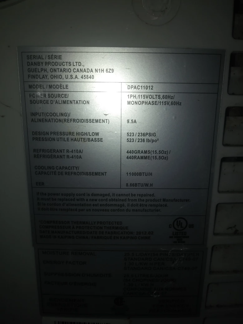 #freecycle Danby Designer Portable Air Conditioner - photo 4