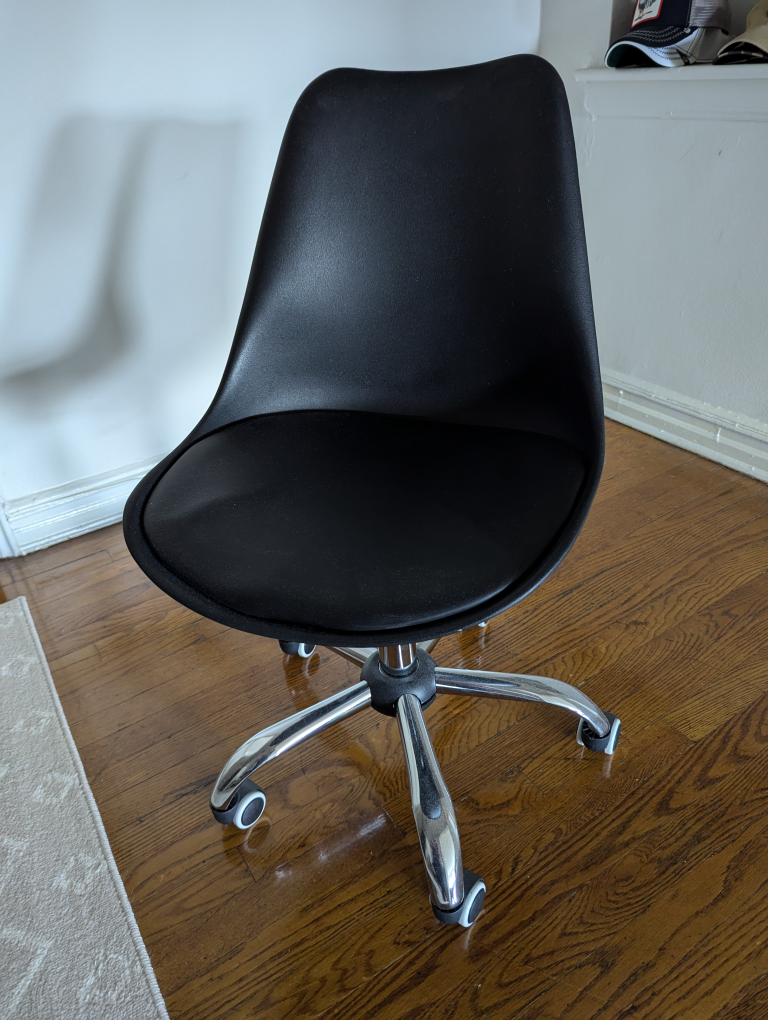 Black Swivel Desk Chair